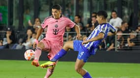 Luis Suarez lors de la défaite de l’Inter Miami face à Monterrey (1-2) en quart de finale aller de la Champions Cup de la Concacaf, le 3 avril 2024