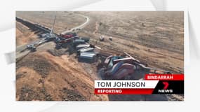 En Australie, un accident entre un train de marchandise et un camion a fait deux morts. 