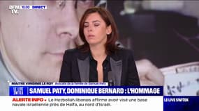 Pour les proches de Samuel Paty, "ces hommages sont le signe que l'on ne renonce pas", explique l'avocate de la famille 