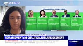 Manon Aubry, députée européenne LFI: "J'ai le sentiment qu'on a un grand retour en arrière avec ce gouvernement"