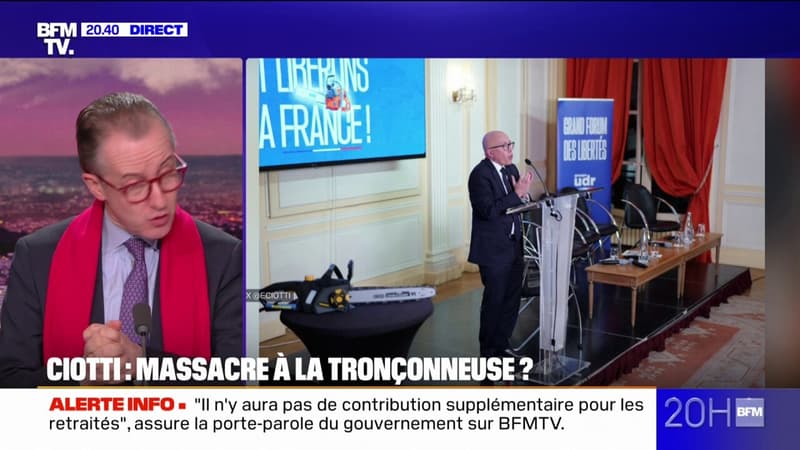 LE CHOIX DE CHRISTOPHE - Éric Ciotti veut tailler dans les dépenses publiques 