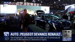 Peugeot devance Renault pour la vente de voiture aux particuliers
