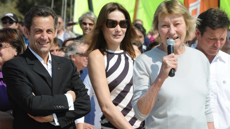 Nicolas Sarkozy, Carla Bruni et Marisa Bruni Tedeschi