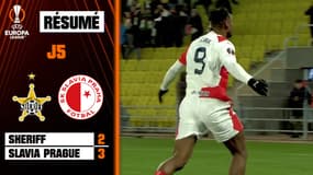 Résumé : Sheriff 2-3 Slavia Prague - Ligue Europa (5e journée)