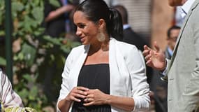 Meghan Markle en visite officielle au Maroc, le 25 février 2019.