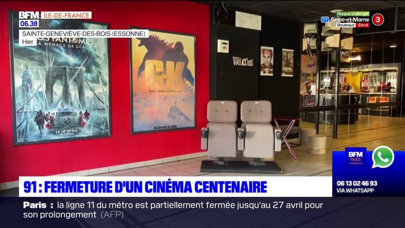 Sainte-Geneviève-des-Bois: fermeture d'un cinéma centenaire