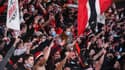 Les supporters de Rennes, le 20 octobr 2020