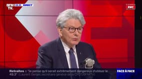  "Tous les pays allongent la durée de vie du travail !", explique Thierry Breton, commissaire européen