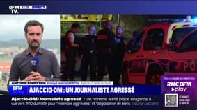 Ajaccio-OM: une personne placée en garde à vue après l'agression d'un journaliste