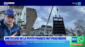 Strasbourg: une écluse de La Petite France fait peau neuve