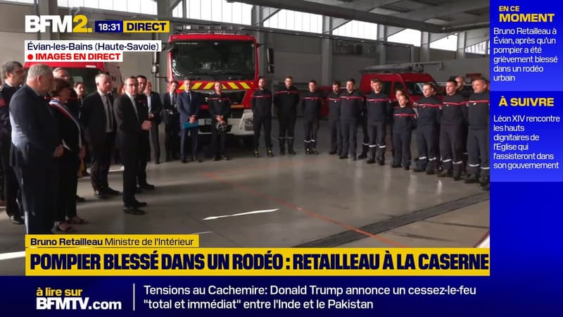 Pompier blessé/rodéo : 