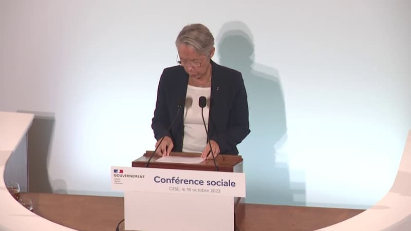 Conférence sociale: suivez en direct le discours d'Élisabeth Borne