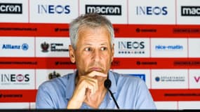 Lucien Favre en conférence de presse