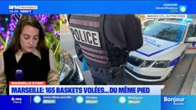 Marseille : 165 baskets volées ... du même pied