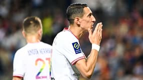 Angel Di Maria face à Montpellier, le 14 mai 2022.