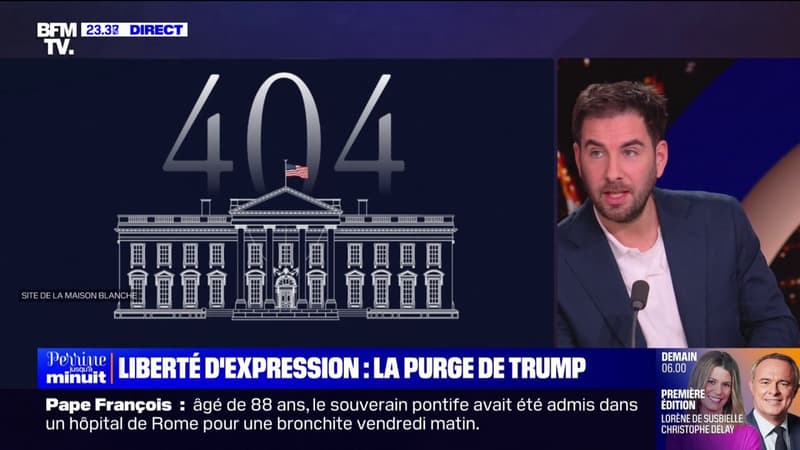 L'RIL DE RAPHAËL - Pages internet supprimées aux États-Unis: la purge de Donald Trump