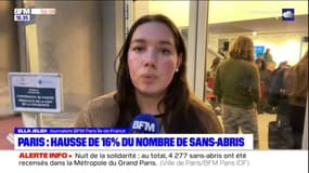 Paris: une hausse de 16% du nombre de sans-abri en 2023