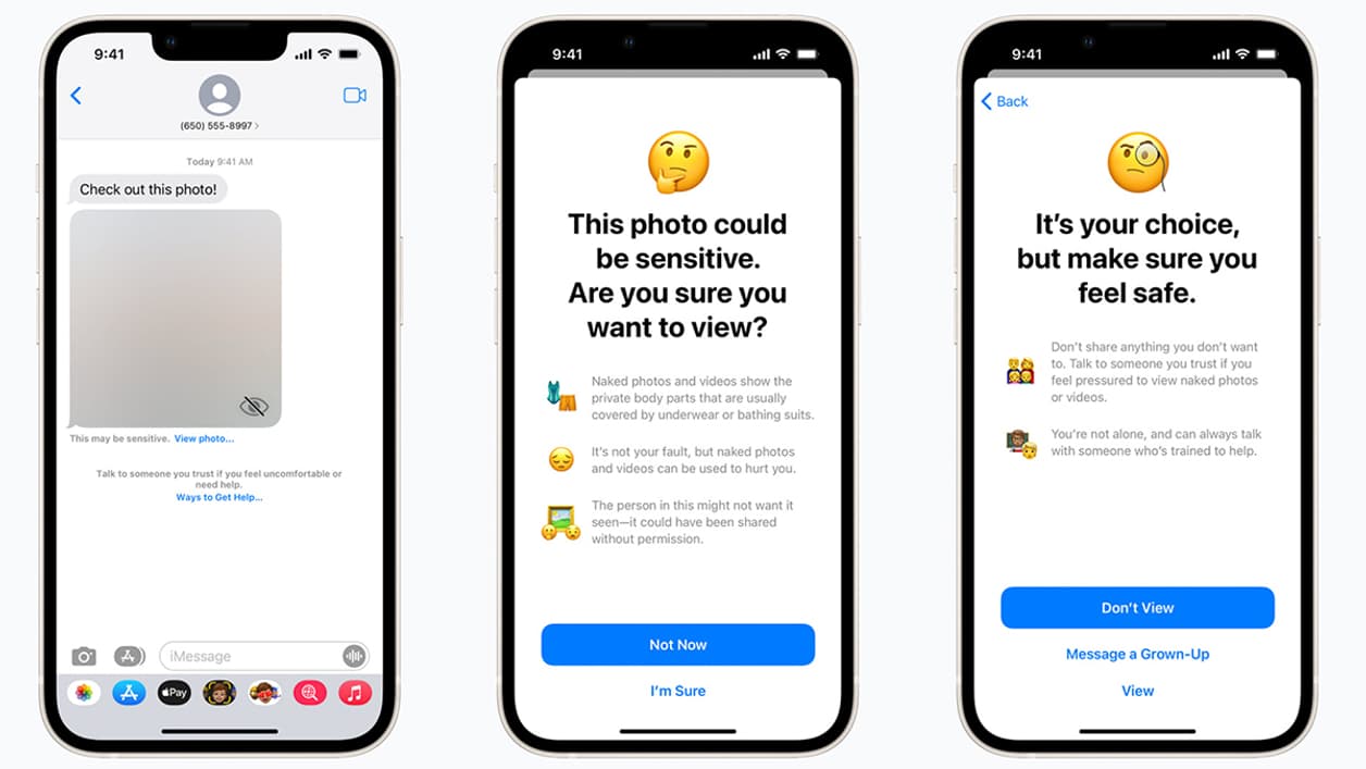 La fonction "Sécurité des communications dans Messages" d'Apple