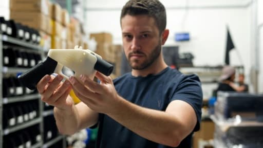 Cody Wilson, patron de la société Defense Distributed, le 1er août 2018 à Austin (Texas)