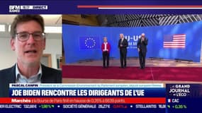 
Ce mardi 15 juin, Pascal Canfin, président de la Commission Environnement du Parlement européen, député européen Renew, est notamment revenu sur la rencontre entre Joe Biden et les dirigeants de l'UE, dans l'émission Le Grand Journal de l'Éco présentée par Hedwige Chevrillon. Le Grand Journal de l'Éco est à voir ou écouter du lundi au vendredi sur BFM Business.
