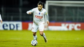 Téji Savanier avec Montpellier en Coupe de France, en décembre 2024.