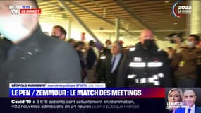 Meeting d'Éric Zemmour à Lille: l'arrivée de Gilbert Collard sur les lieux