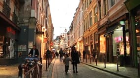 Commerces dans le centre-ville de Lille