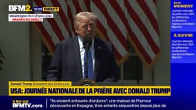 Donald Trump : "Nous ramenons la religion dans notre pays"