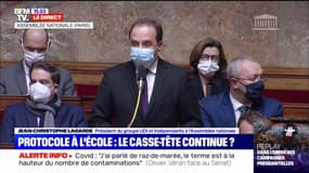 Jean-Christophe Lagarde (UDI): "Quand va cesser ce grand bazar" autour des protocoles sanitaires à l'école ?