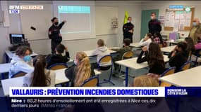 Alpes-Maritimes: prévention des incendies domestiques dans un collège de Vallauris