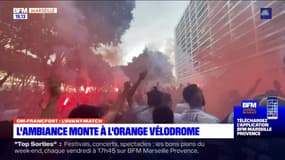 OM-Francfort: l'ambiance monte à l'Orange Vélodrome