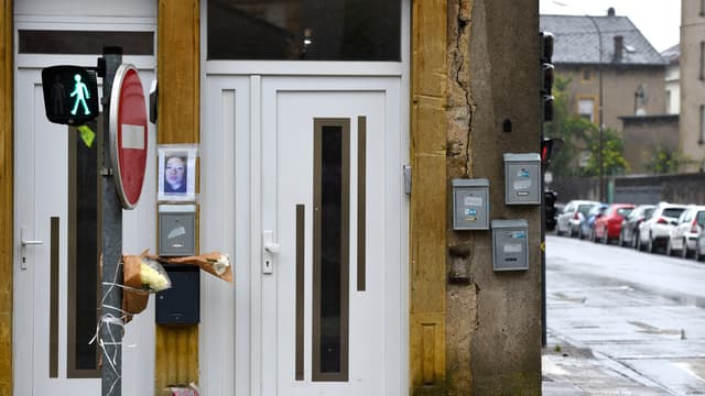 Photo du domicile de la victime à Hayange, Moselle, le 25 mai 2021