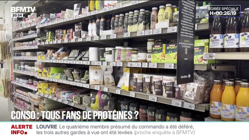 Skyr, barres de céréales, boissons... Ces produits hyper protéinés envahissent de plus en plus les rayons de supermarchés