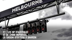 F1 : Les GP d'Australie et de Chine reportés, la saison débutera à Bahrein