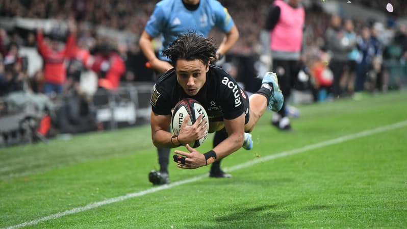 Ange Capuozzo pour le deuxième essai Toulousain face au RCT, 27 octobre 2024