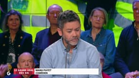 " Depuis la crise des gilets jaunes, les gens ont besoin de rire ! Ça rit plus fort dans la salle ! " Manu Payet