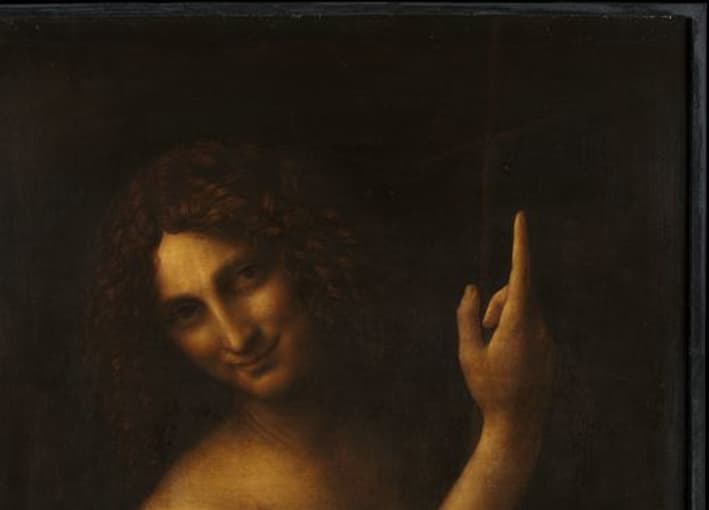 "Saint Jean-Baptiste" par Leonard de Vinci "Saint Jean-Baptiste" par Leonard de Vinci