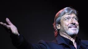 L'artiste Gilles Dreu lors d'un concert au Zénith de Paris, le 15 décembre 2006.