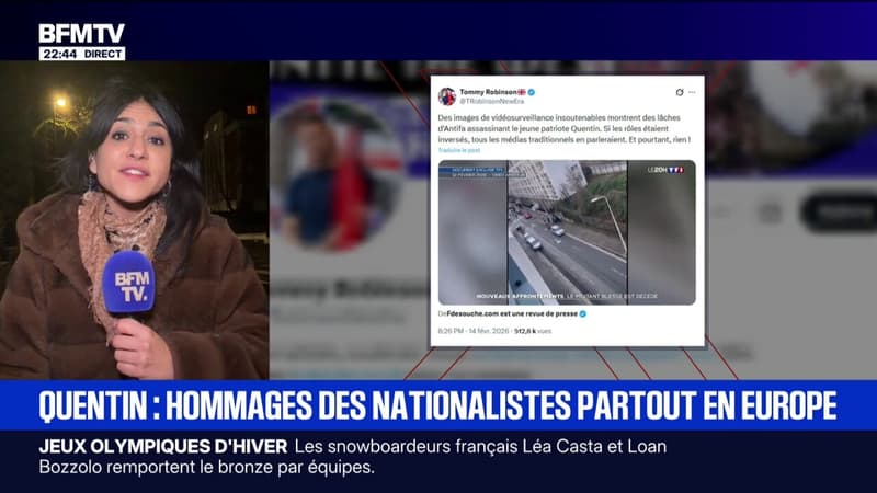Mort de Quentin à Lyon: Tommy Robinson, figure de l'ultradroite au Royaume-Uni, a rendu hommage au jeune homme sur X