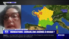 Crues dans le Pas-de-Calais: "Les niveaux des cours d'eau soit sont déjà en train de monter, soit vont monter demain", affirme Stéphanie Pitsch (Vigicrues)
