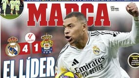 La une de Marca mettant à l'honneur Kylian Mbappé, le 20 janvier 2025