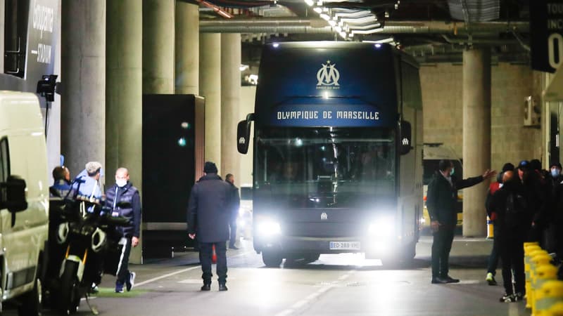 OL-OM: le car des Marseillais visé par des jets de projectiles après la rencontre