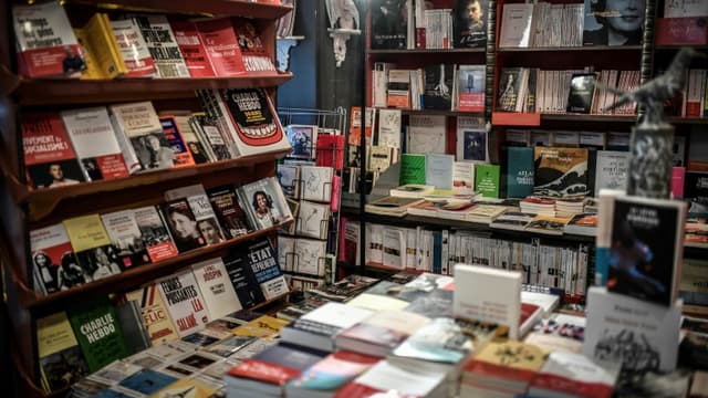 La librairie des Abbesses à Paris le 2 novembre 2020