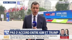 "Aucun accord" conclu entre Donald Trump et Kim Jong-un à Hanoï, le sommet tourne court