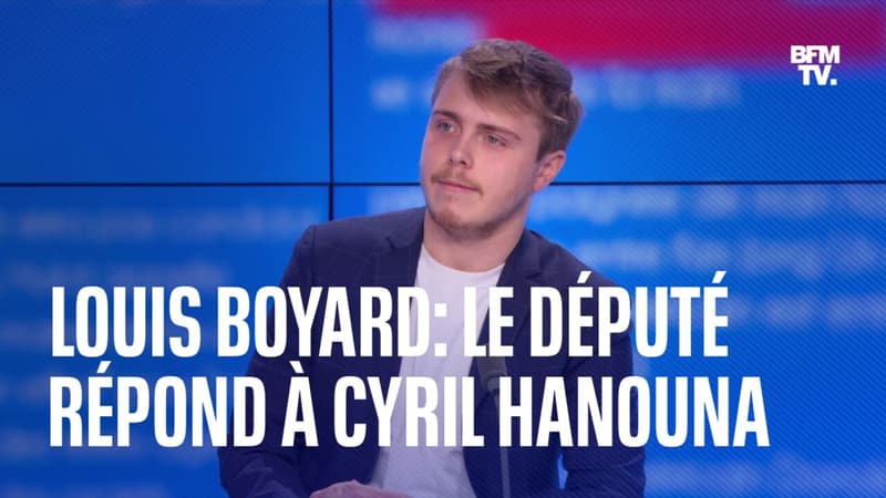 Louis Boyard, le député insoumis répond à Cyril Hanouna sur BFMTV