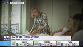 Paris Tendances : Le massage à la méthode Martine de Richeville