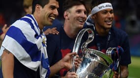Suarez, Messi et Neymar 
