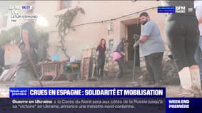 Après les fortes crues en Espagne, l'heure est à la solidarité et au nettoyage 