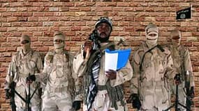 Capture d'image d'une vidéo, diffusée le 15 janvier 2018 par Boko Haram, de Abubakar Shekau, leader du groupe jihadiste de Boko Haram