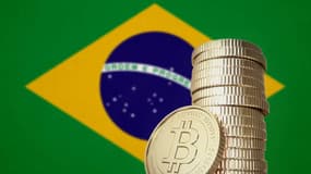 btc avec drapeau brésil